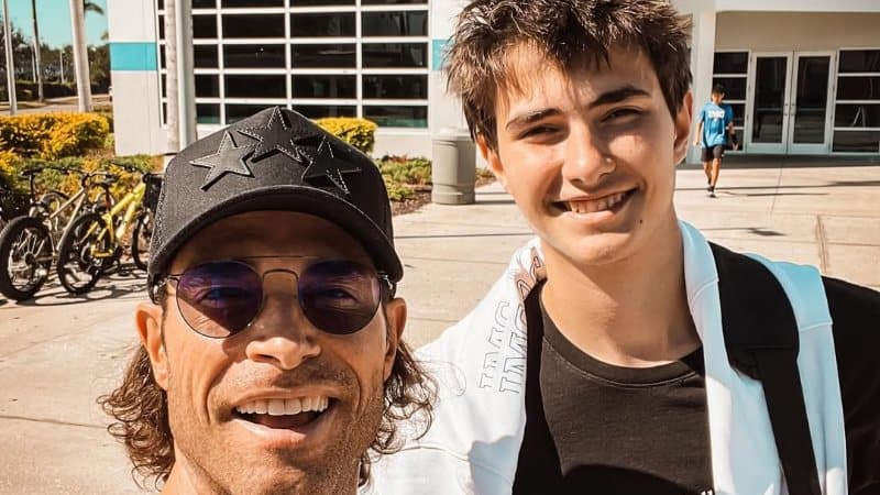 El actor Sebastián Rulli celebra el cumpleaños de su hijo, Santiago