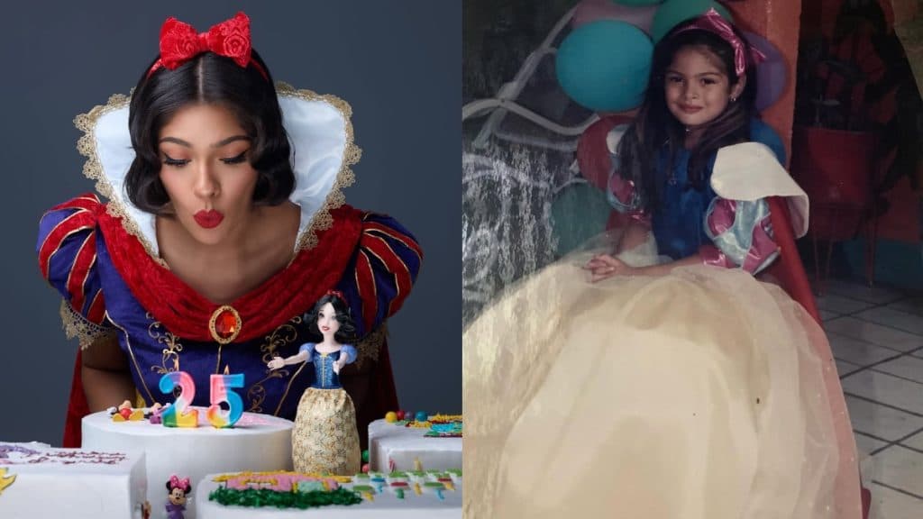 Sheynnis Palacios, Miss Universe 2023, celebra sus 25 años vestida de Blancanieves