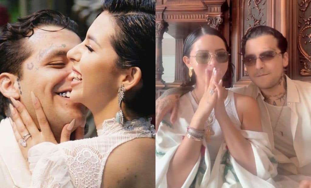 Nodal y Ángela Aguilar cumplen su segundo aniversario de bodas sin celebración en redes sociales