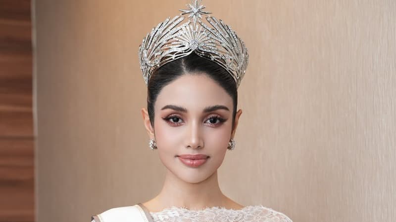 Veena Praveenar, la gran favorita para ganar Miss Tailandia y ser la anfitriona de Miss Universo 2025
