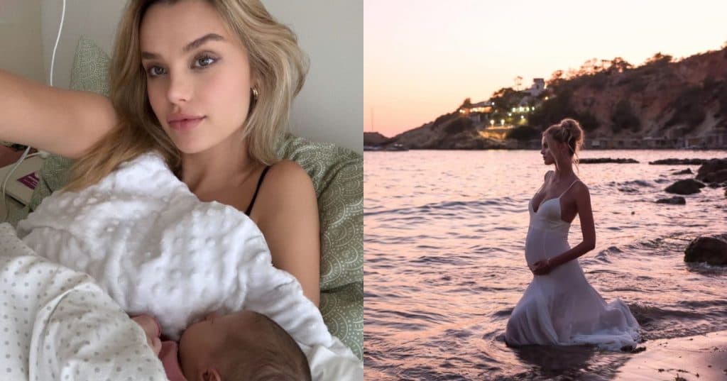 Primeras imágenes de Krystyna Pyszková, Miss Mundo 2024, en su faceta de mamá