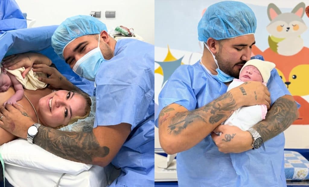 Nace Tessa, hija de los creadores de contenido Elyza y «El Pato»