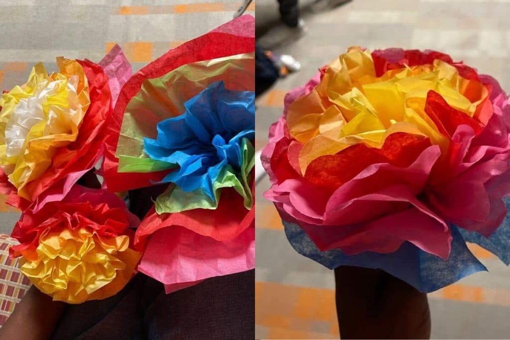 Guía para crear tus propias flores y coronas para el Día de Muertos