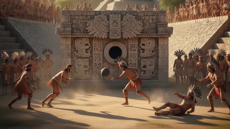 «Pok-ta-pok», el juego de pelota maya donde perder podía costarte la vida