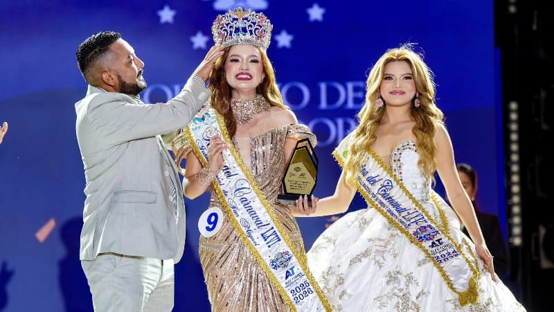 Belinda Castellanos es coronada como la nueva soberana del LXVI Carnaval de San Miguel