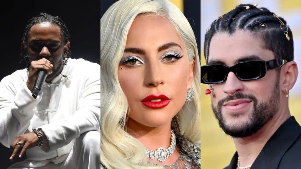 Kendrick Lamar, Bad Bunny y Lady Gaga, al frente de la batalla por los Grammys