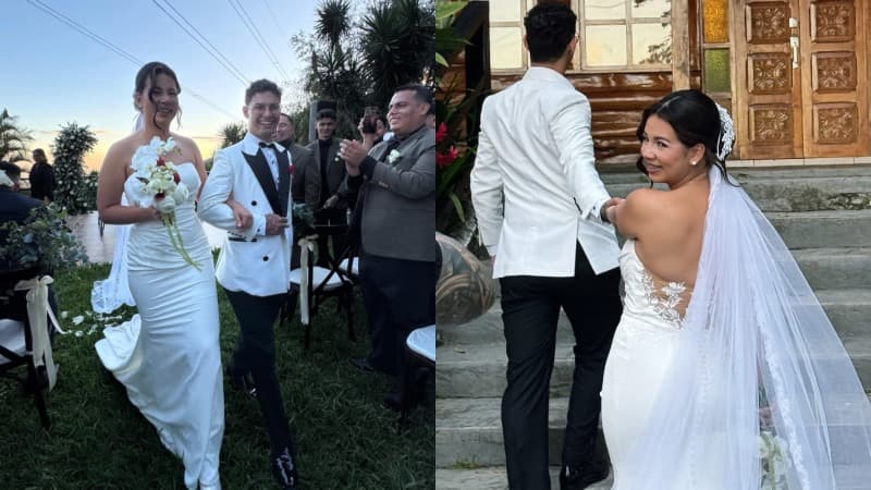 El influencer salvadoreño Aleco Meco y Darlenne se dan el «sí» en una boda inolvidable