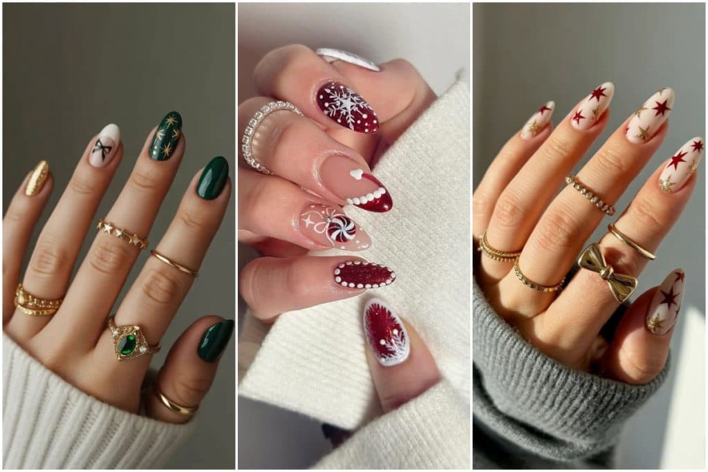 Uñas navideñas: la tendencia que conquista los salones esta temporada