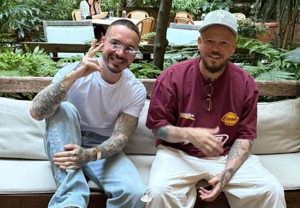 Fin a la rivalidad: J Balvin y Residente sellan la paz con una foto