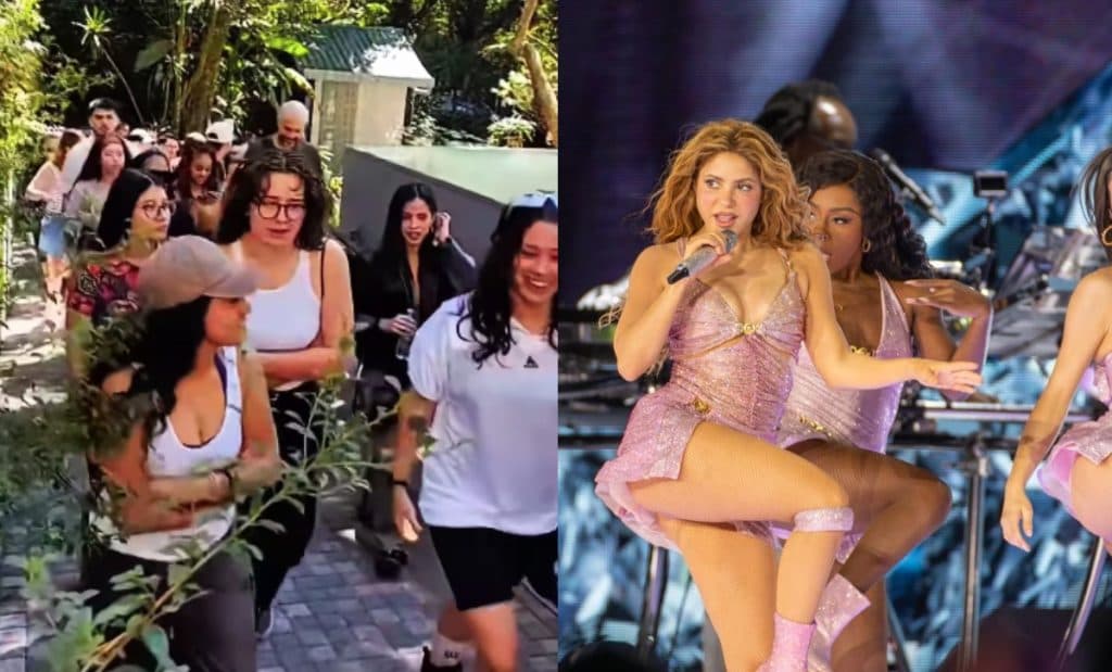 Staff de Shakira visitó el Parque Nacional El Boquerón durante su estadía en El Salvador
