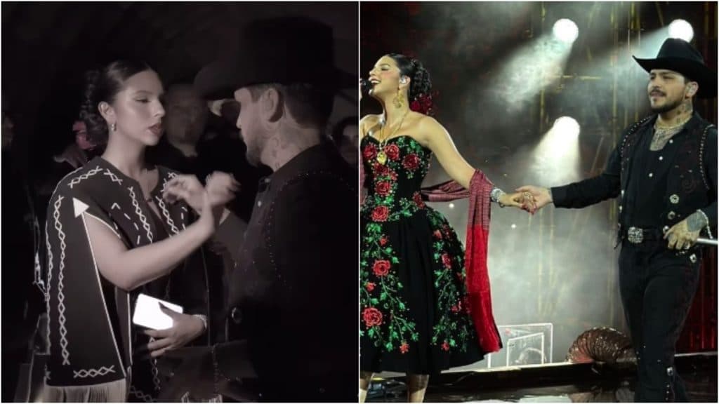 Ángela Aguilar y Nodal reaparecen juntos después de silencio por su aniversario de bodas