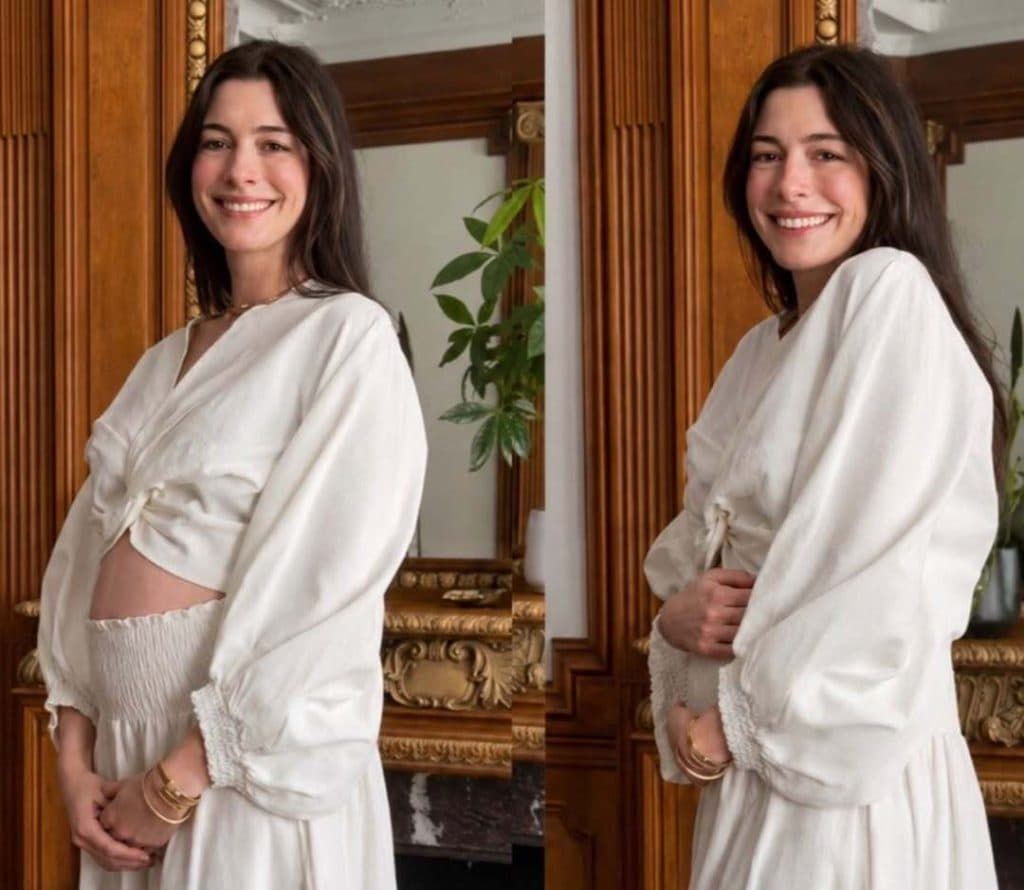 Anne Hathaway sorprende al anunciar embarazo de su tercer hijo