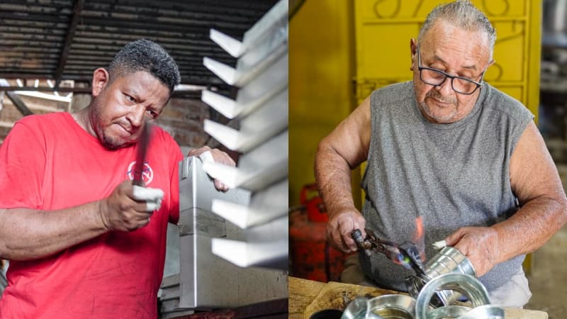 Hojalateros luchan por mantener vivo este oficio artesanal en El Salvador ¡Conoce su historia!