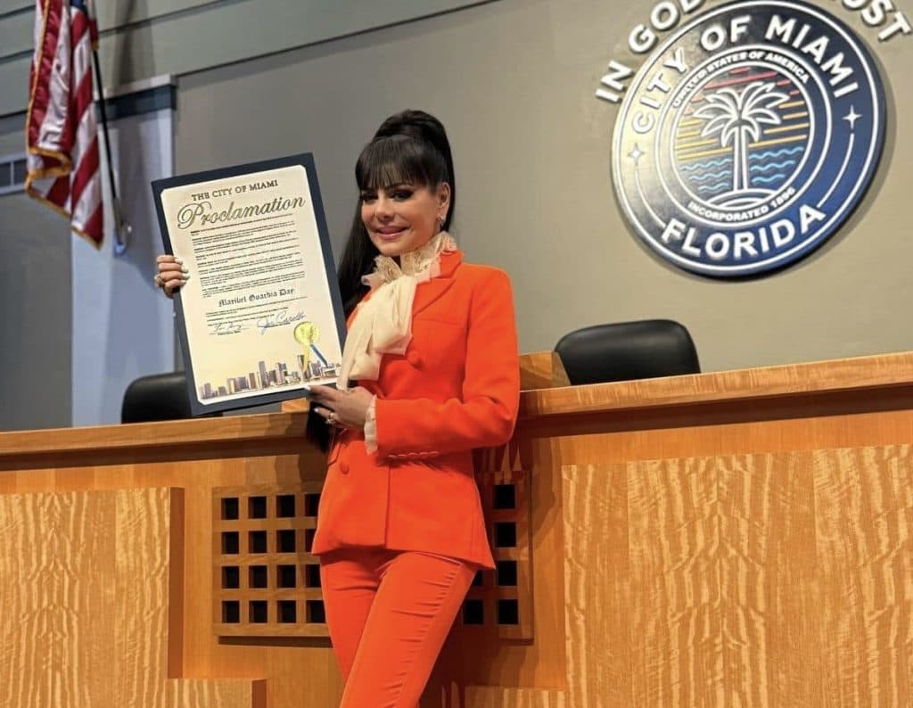 Rinden homenaje a Maribel Guardia en Miami y declaran un día en su honor