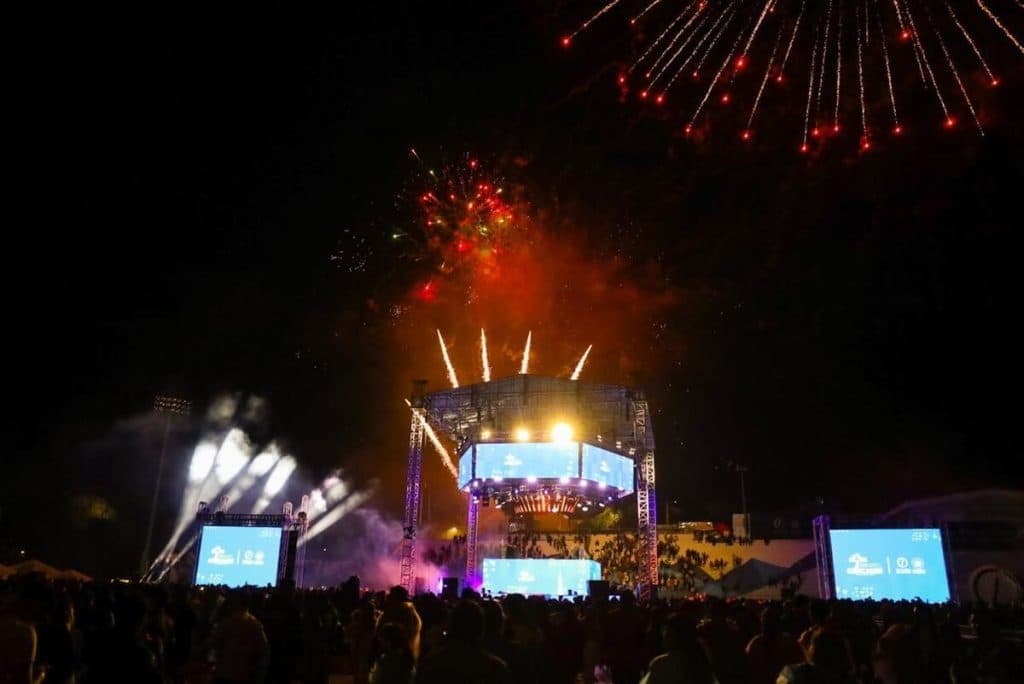 Steve Aoki en los Juegos del CODICADER 2024 en El Salvador