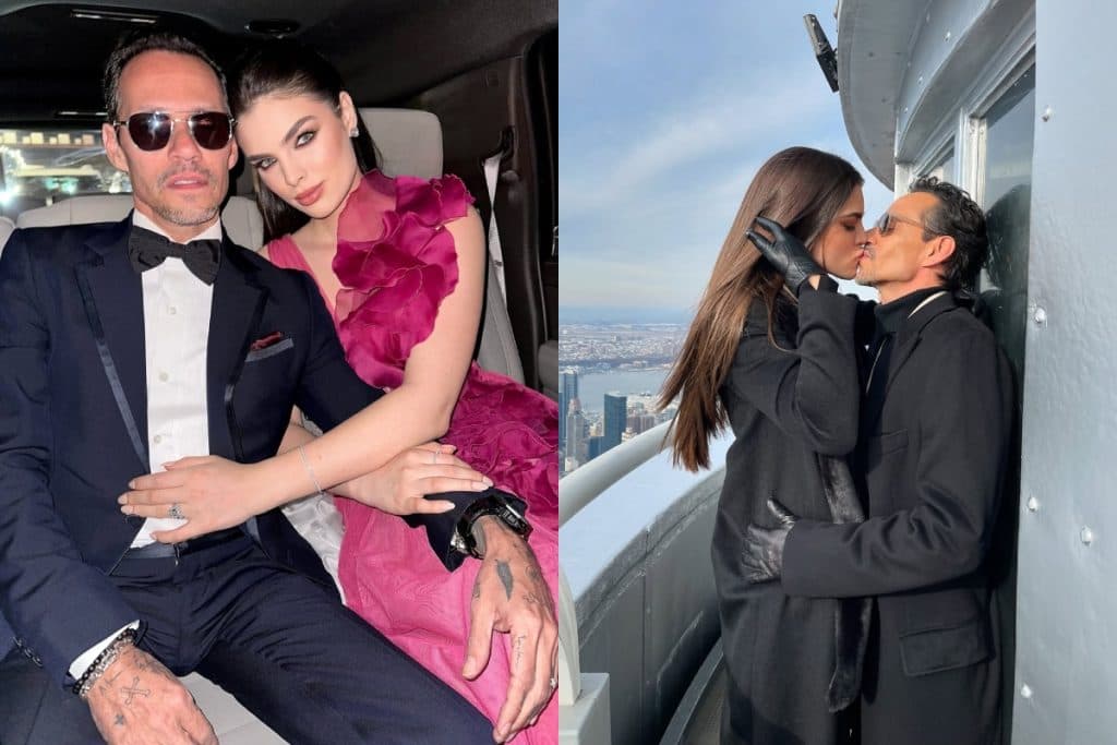 Marc Anthony y Nadia Ferreira celebran su segundo aniversario de bodas