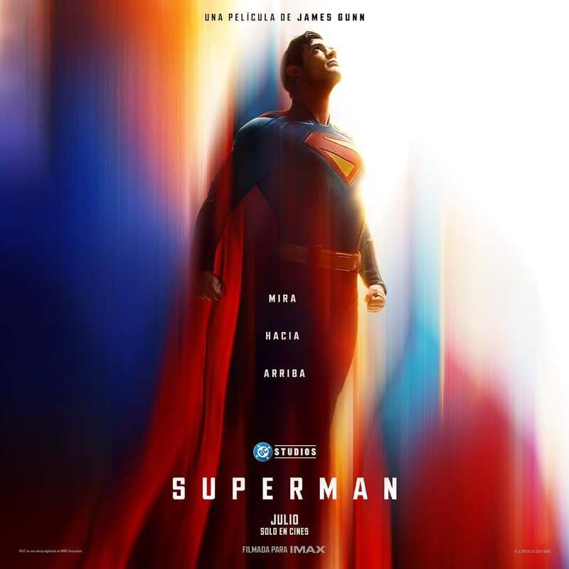 Lanzan tráiler oficial de Superman que llega a los cines en 2025