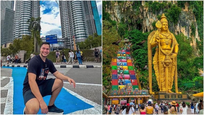 El youtuber salvadoreño Tío Frank empieza su aventura alrededor del mundo en Malasia