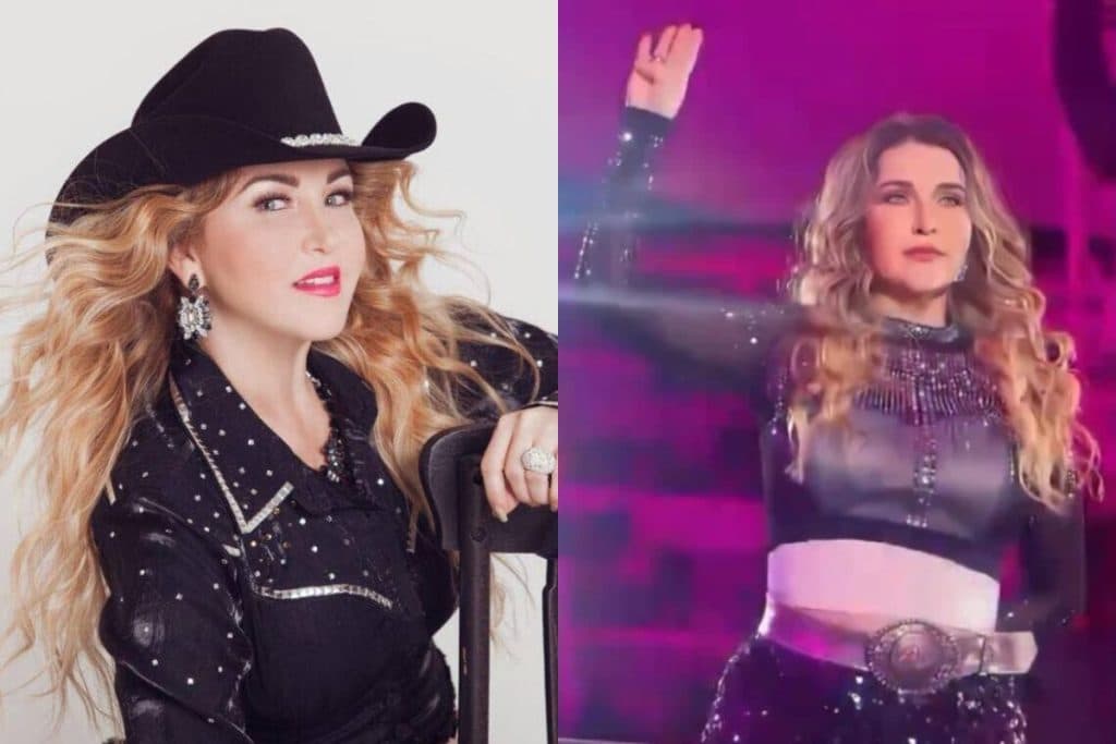 Alicia Villarreal genera polémica tras hacer señal de auxilio por violencia intrafamiliar en concierto
