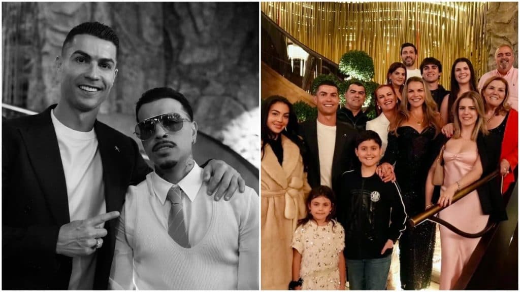 Cristiano Ronaldo festeja a lo grande su cumpleaños con música de Rauw Alejandro