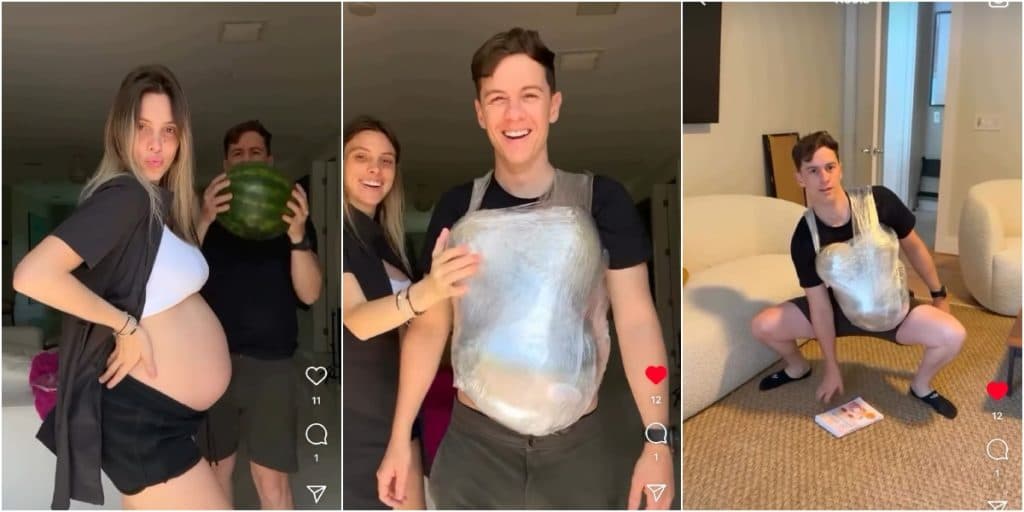 Guaynaa y Lele Pons se divierten con el «Watermelon Challenge»