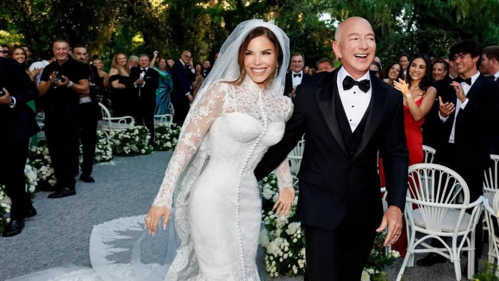 Jeff Bezos y Lauren Sánchez se dan el «sí quiero» en Venecia