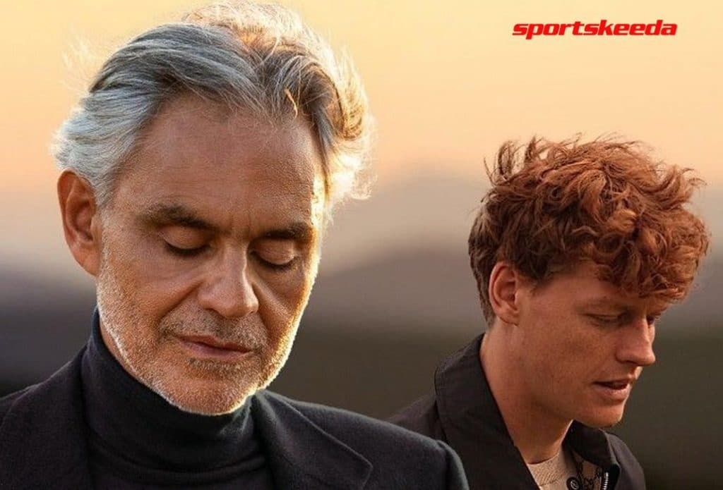 Jannik Sinner conforma dueto de canto lírico con Andrea Bocelli