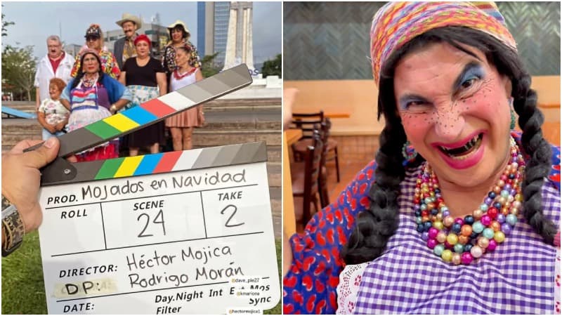 «La Tenchis» y elenco salvadoreño ya iniciaron con el rodaje de «Mojados en Navidad»