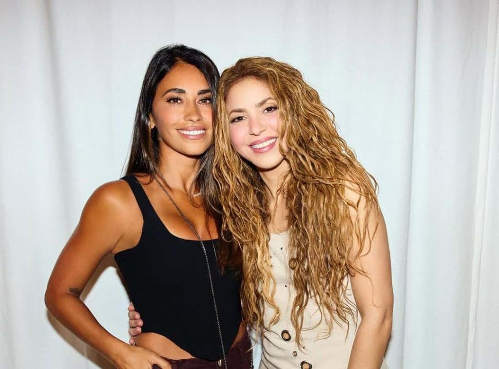 Antonela Roccuzzo se reencuentra con Shakira tras asistir a su concierto en Miami