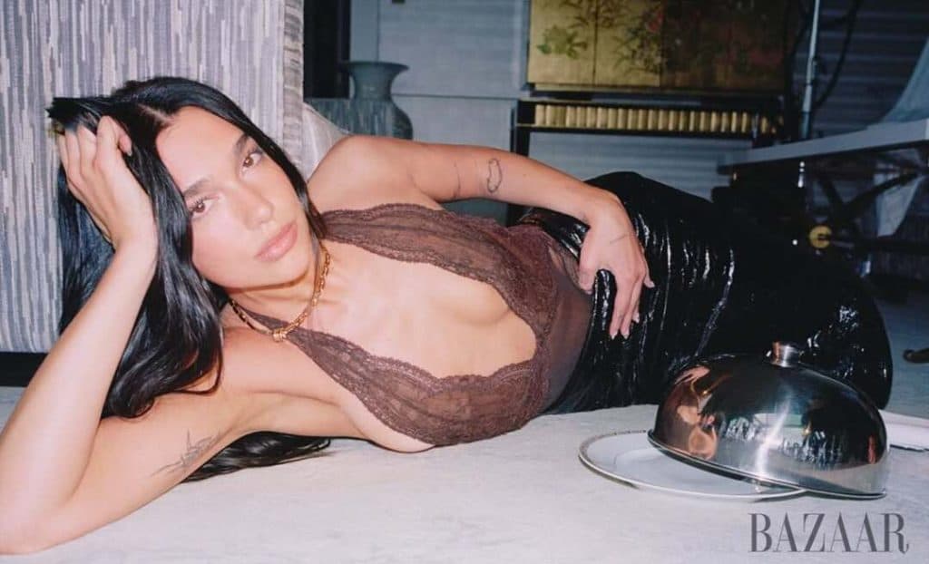 Dua Lipa deslumbra en portada de Harper’s Bazaar con atrevidas fotografías