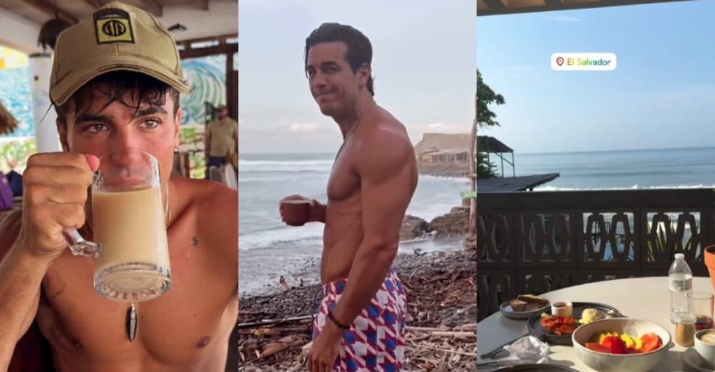 Mario Casas disfruta del paraíso salvadoreño en compañía de su familia