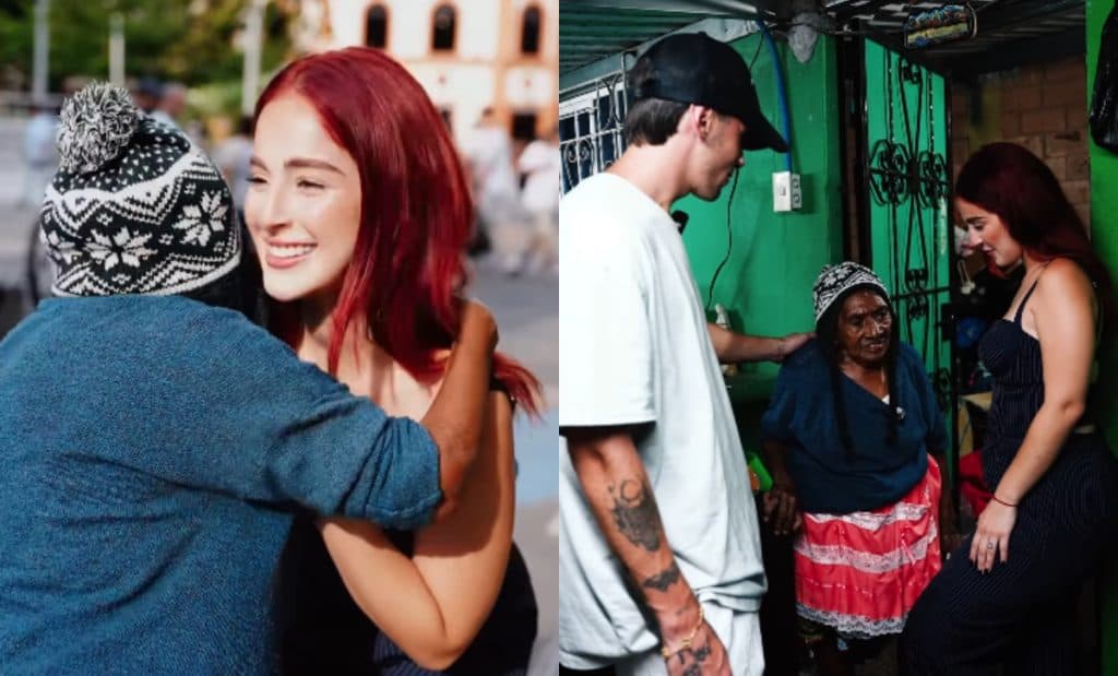 Nicolle Figueroa ayuda a vendedora de 96 años y seguidores aplauden sus actos de bondad