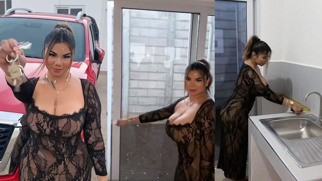 Abigail «La Tamalera» presume la compra de su segunda casa y causa revuelo en redes