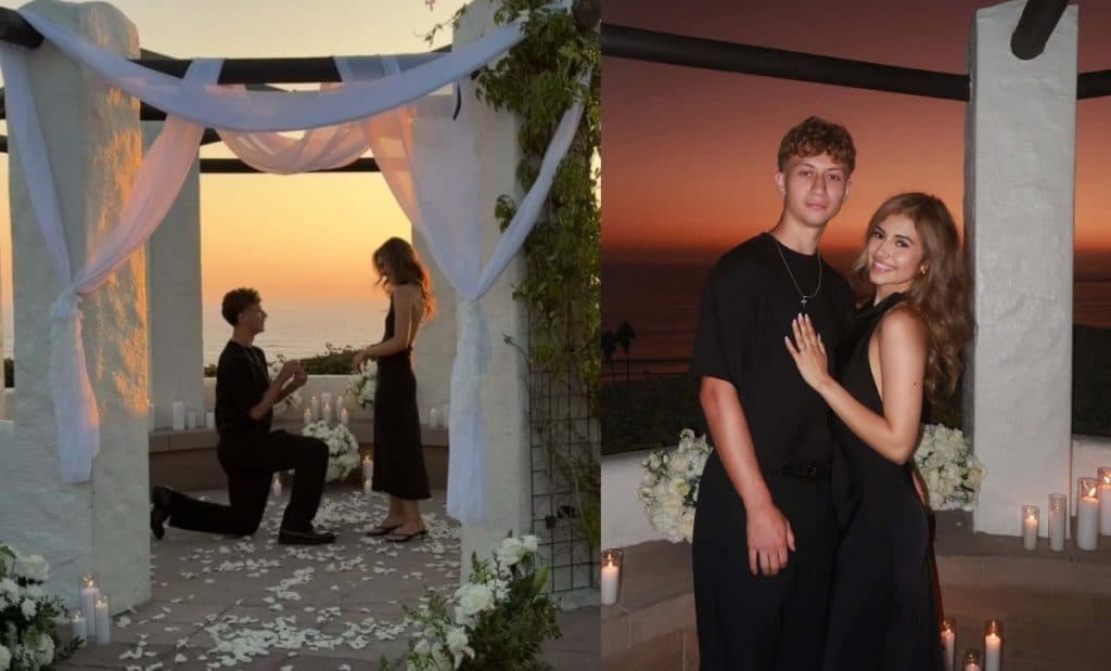 El futbolista salvadoreño Nathan Ordaz se compromete con su novia