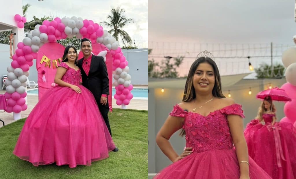Así fue la original fiesta de cumpleaños de la esposa de Alfredo Larín: ¡con temática de quinceañera!