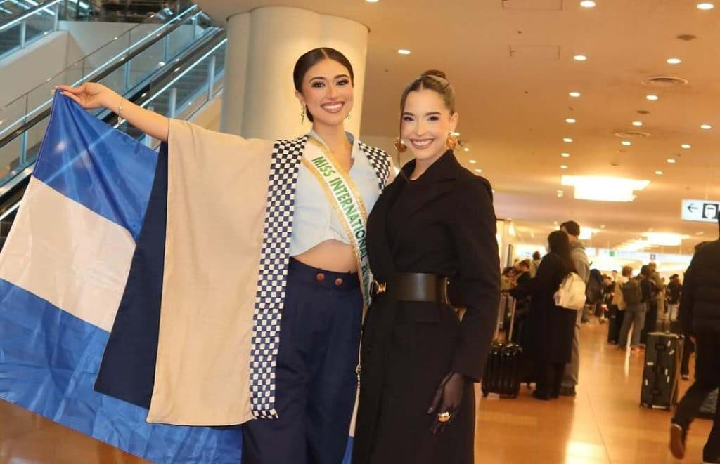 Alva Echegoyen llega a Tokio y comparte un encuentro con Miss International 2023