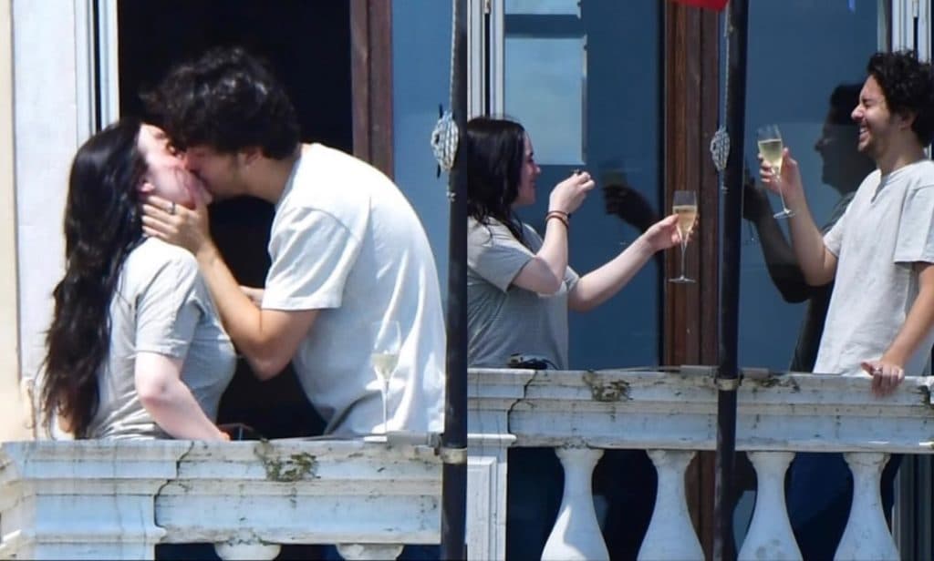Billie Eilish deja ver su lado más romántico con Nat Wolff durante viaje a Italia