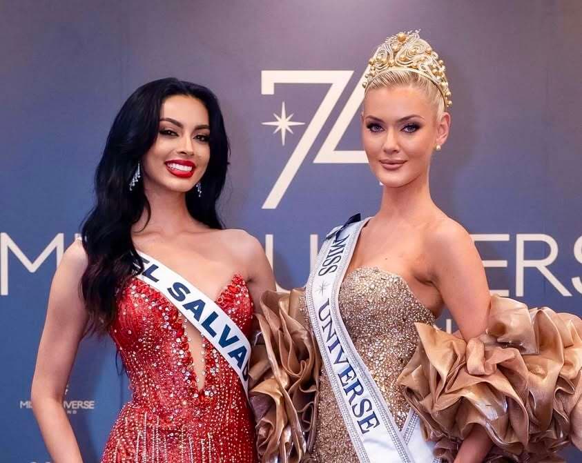 Así lució Giulia Zanoni en la imposición de bandas de Miss Universo