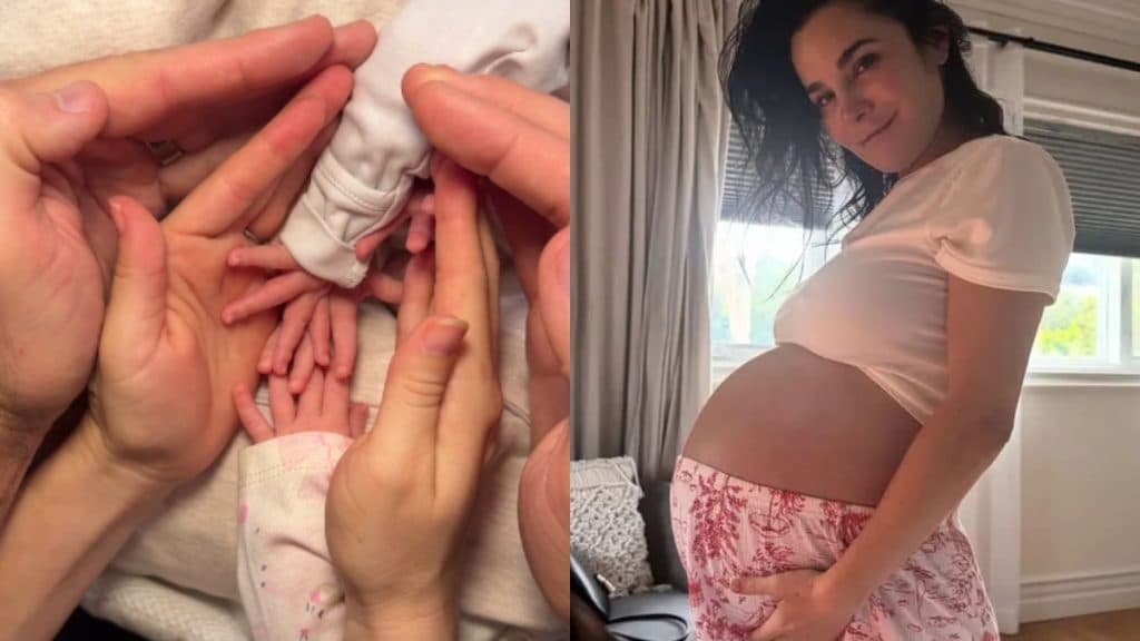 Martha Higareda y su esposo dan la bienvenida a sus gemelas y desatan ternura en redes