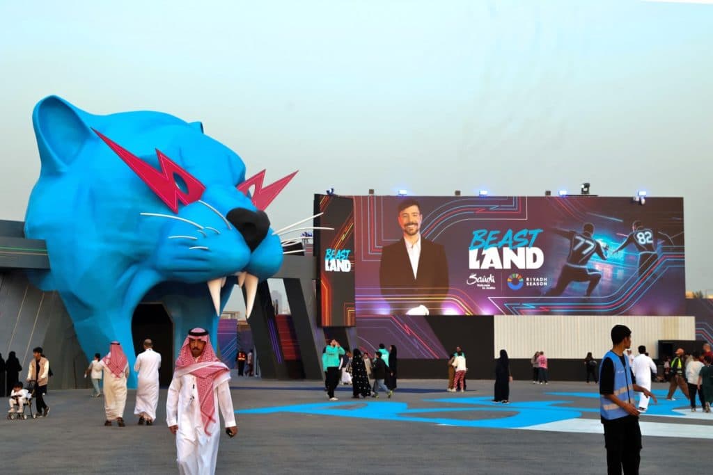 MrBeast abre su propio parque de atracciones efímero en Arabia Saudita