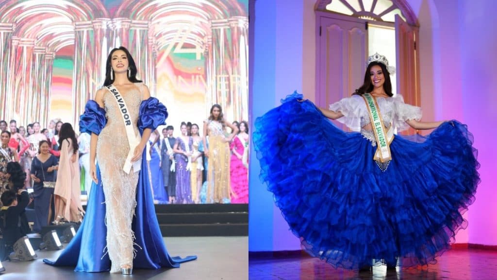 Orgullo azul y blanco: El Salvador deslumbra en los concursos de belleza