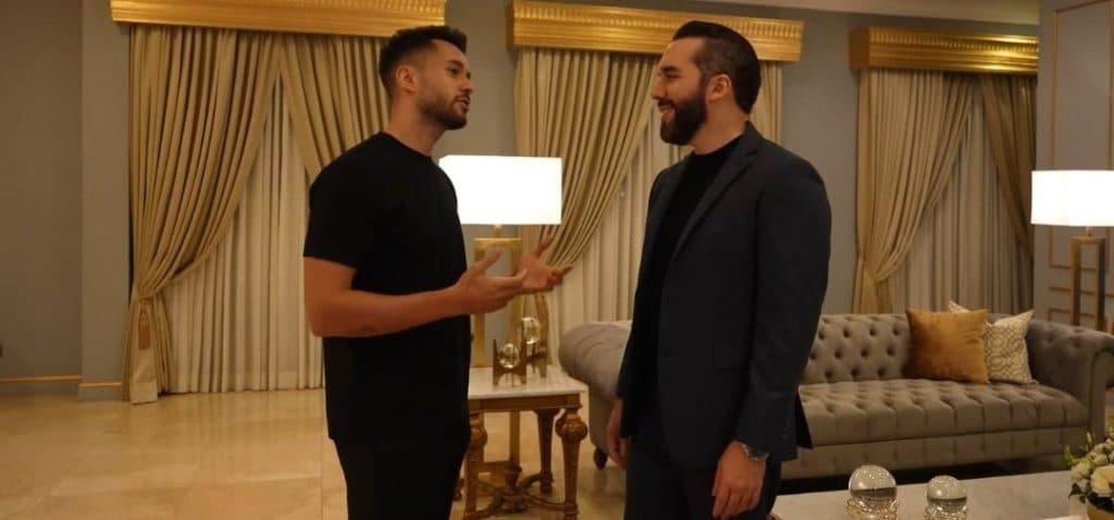 Streamer español «The Grefg» realiza entrevista al presidente Nayib Bukele