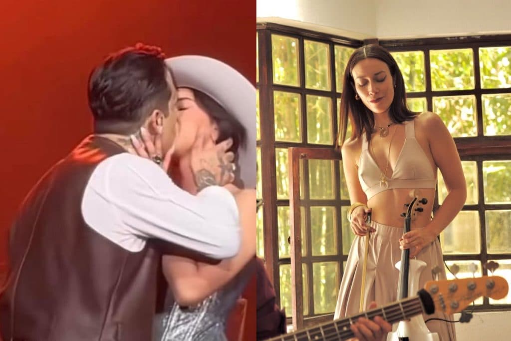 Señalan posible infidelidad de Nodal con violinista de su equipo