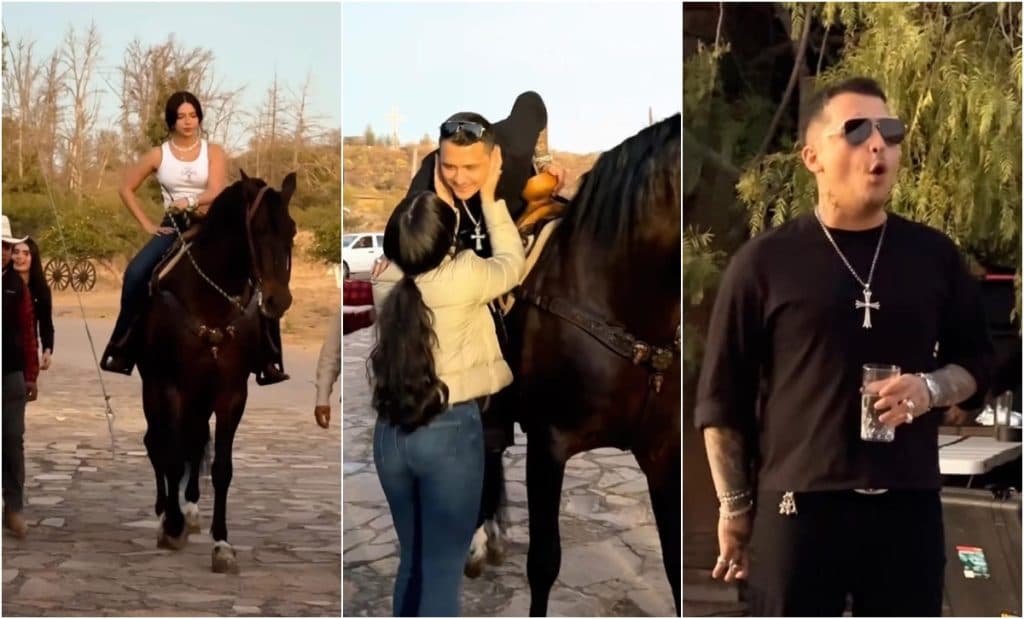 Ángela Aguilar sorprende a Nodal con un detalle especial por su cumpleaños