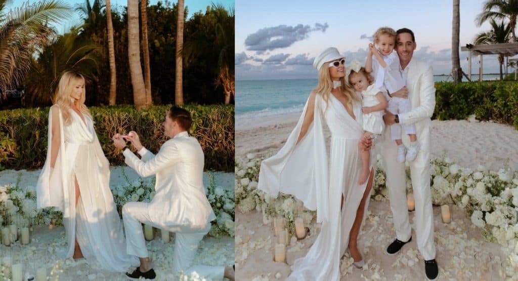 Paris Hilton se prepara para su segunda boda con Carter Reum
