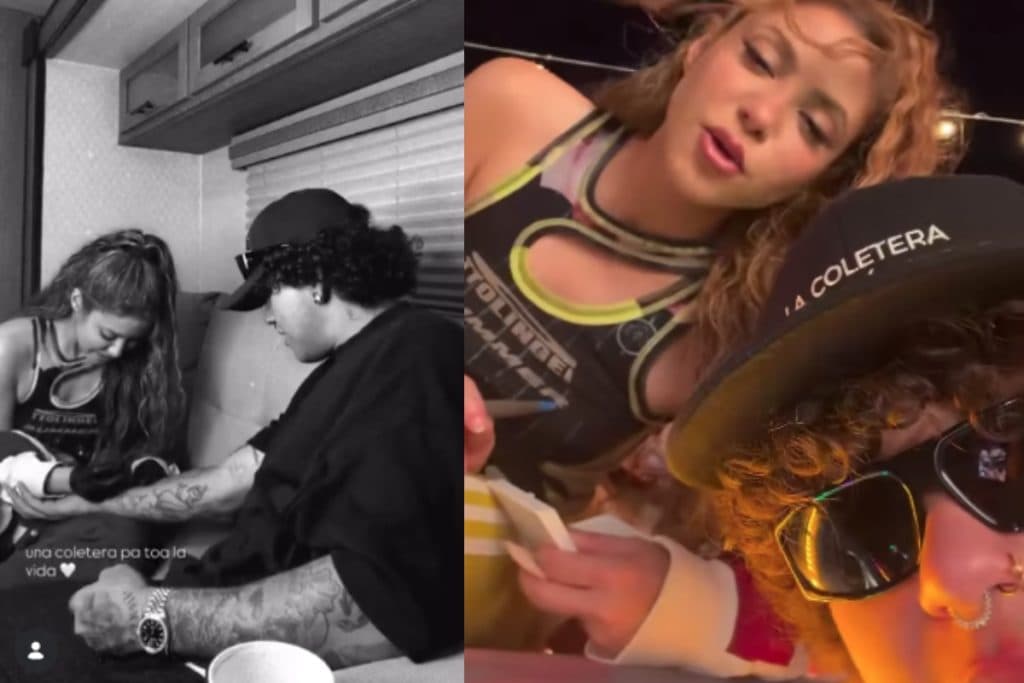 ¿Qué le tatuó Shakira a Beéle en su reencuentro en Barranquilla?