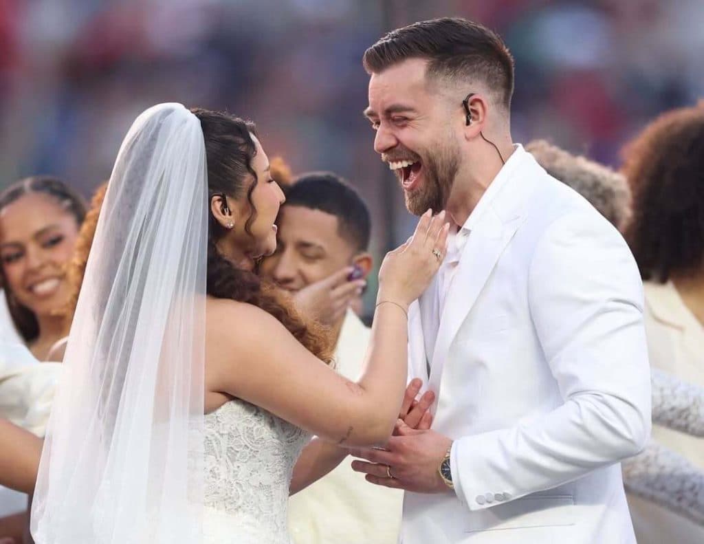 Una boda real se llevó a cabo en medio del show de Bad Bunny en el Super Bowl