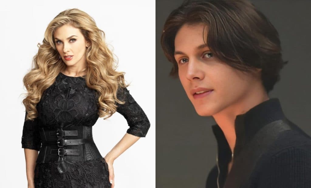 Así reaccionó Aracely Arámbula a la filtración de la imagen de su hijo en los medios de comunicación