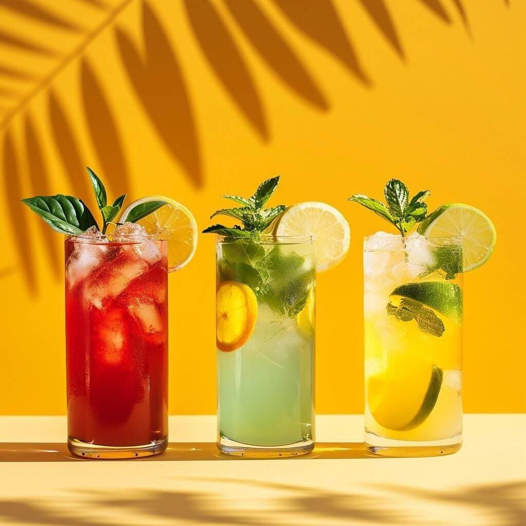 Bebidas refrescantes para preparar en casa en vacaciones