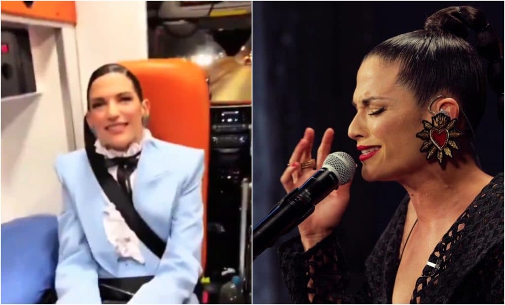 La cantante Natalia Jiménez desata críticas por usar ambulancia para llegar a fiesta de Carlos Rivera